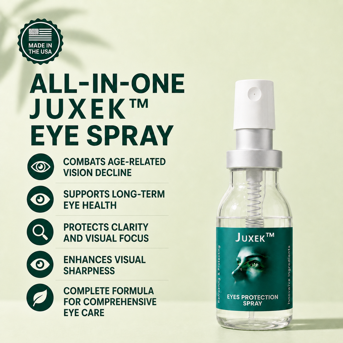 Juxek™ | Spray Para el Cuidado de Tus Ojos