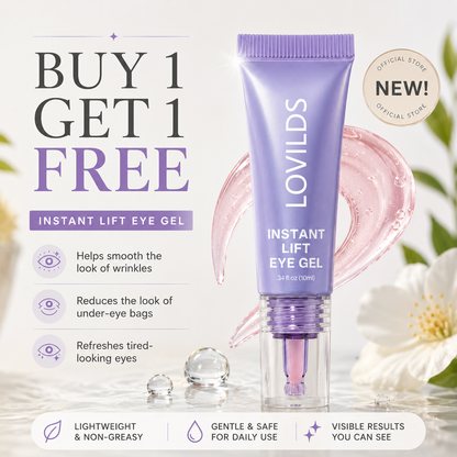 ✨ LOVILDS Instant Lift Eye Gel – Smooth Wrinkles & Reduce the Look of Under-Eye Bags 👁️💜